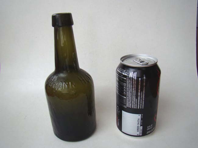 A rare 19th century HOFF's malt extract-spirits bottle stamped "JOHANN HOFF" circa 1870 — image 3